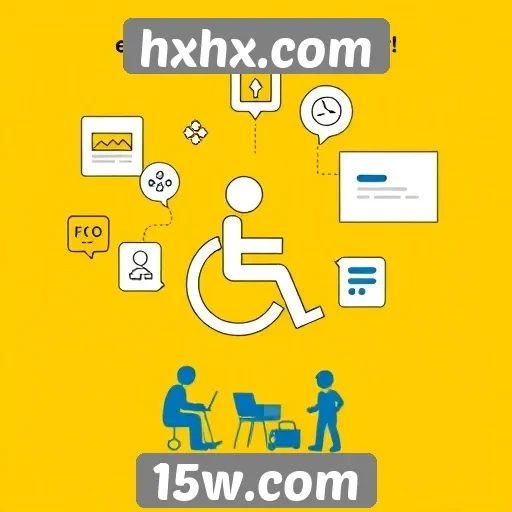 Recursos de acessibilidade no site hxhx.com